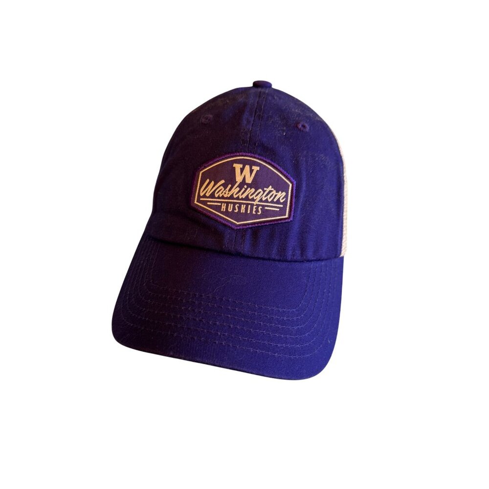 Washington‎ Huskies Purple & Beige Mesh Trucker Cap By Captivating